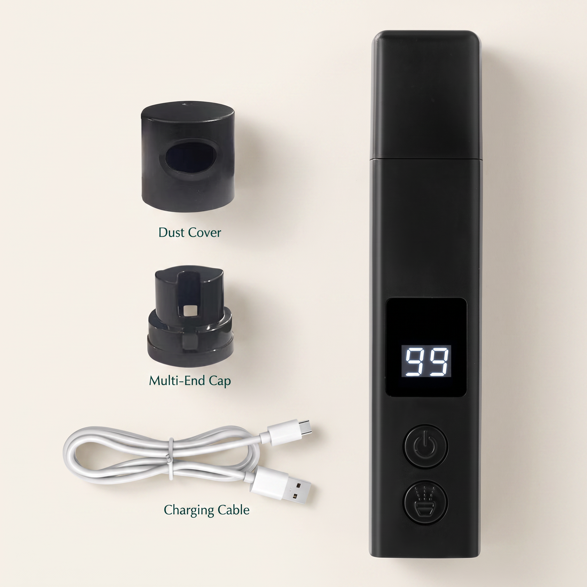 Vantry Pet Silent Nail Grinder for Dogs & Cats — Rechargeable, Painless & Stress-Free