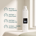 Vantry Pet Silent Nail Grinder for Dogs & Cats — Rechargeable, Painless & Stress-Free