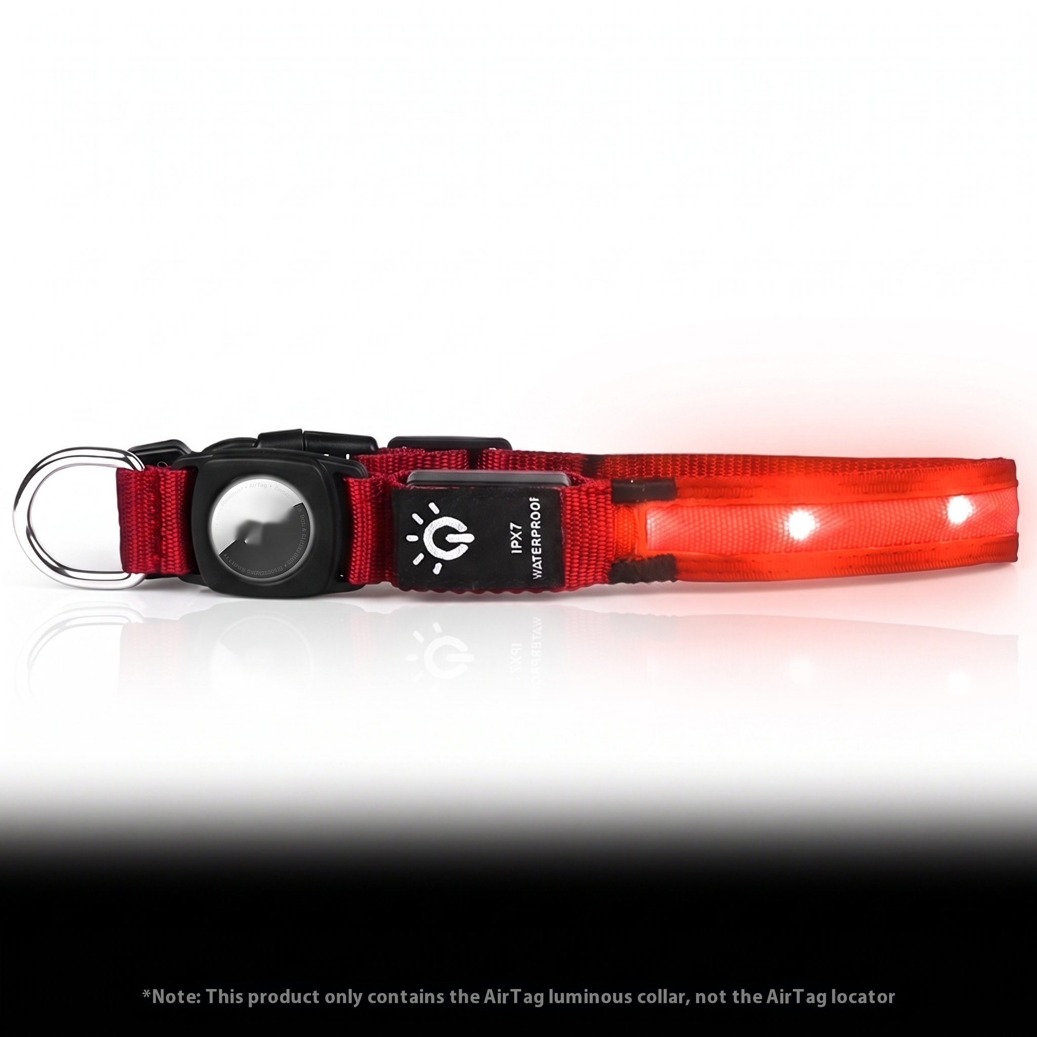 Protective Cover Positioning Tracker Waterproof LED Pet Luminous Collar