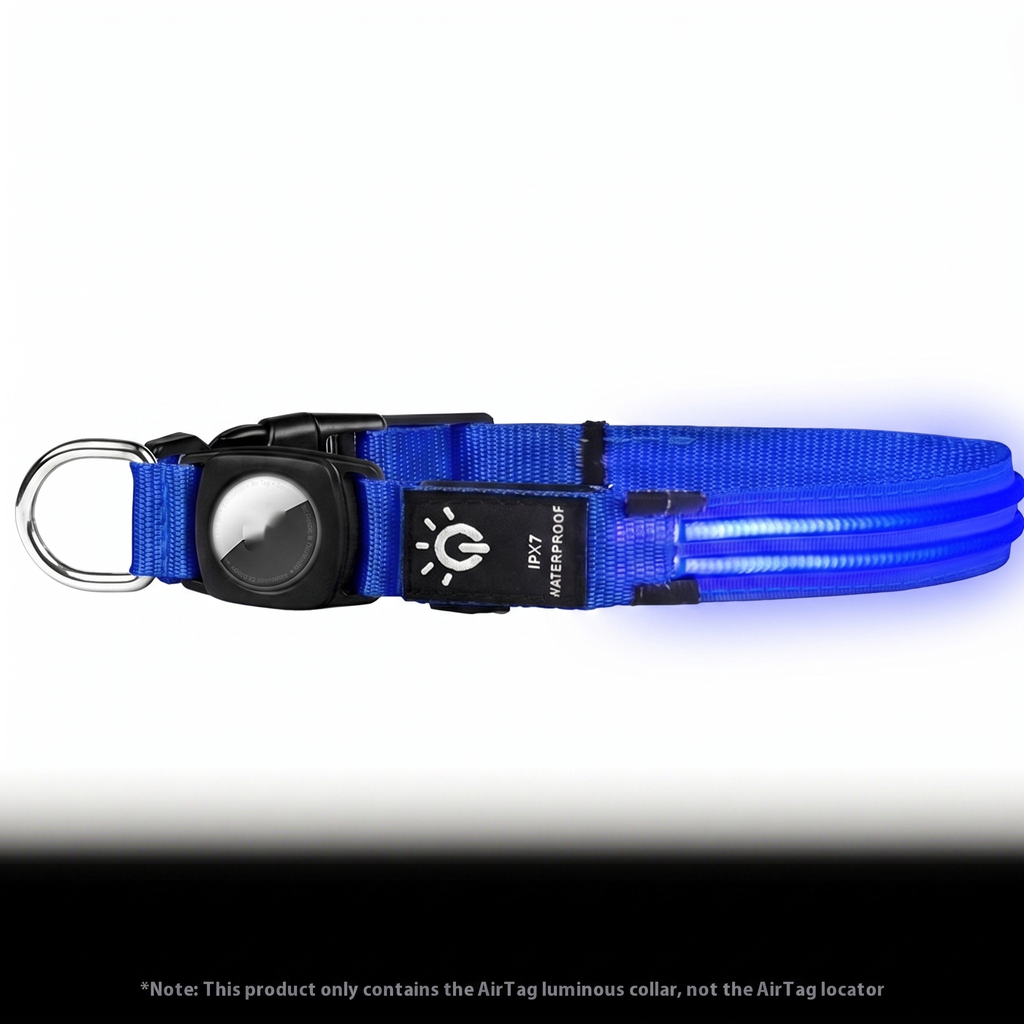 Protective Cover Positioning Tracker Waterproof LED Pet Luminous Collar