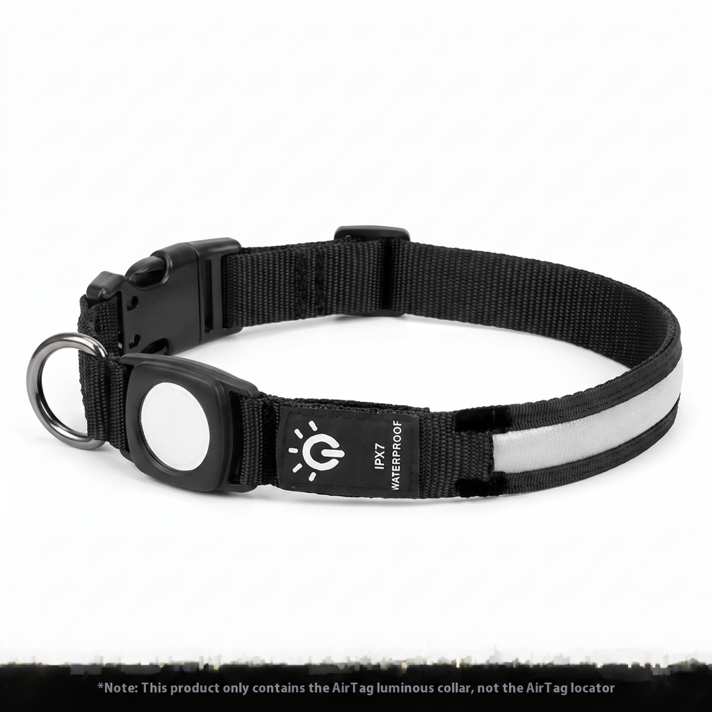 Protective Cover Positioning Tracker Waterproof LED Pet Luminous Collar